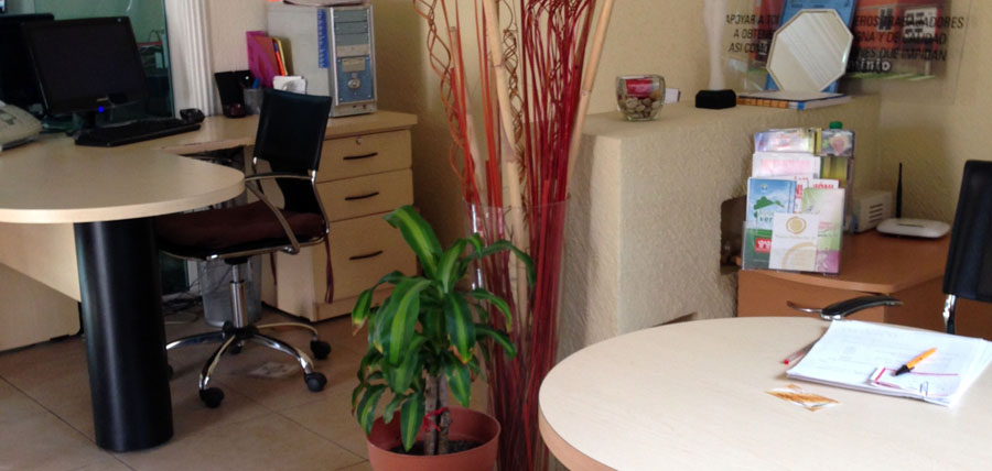 Área de atención en las oficinas de Promoción de Vivienda